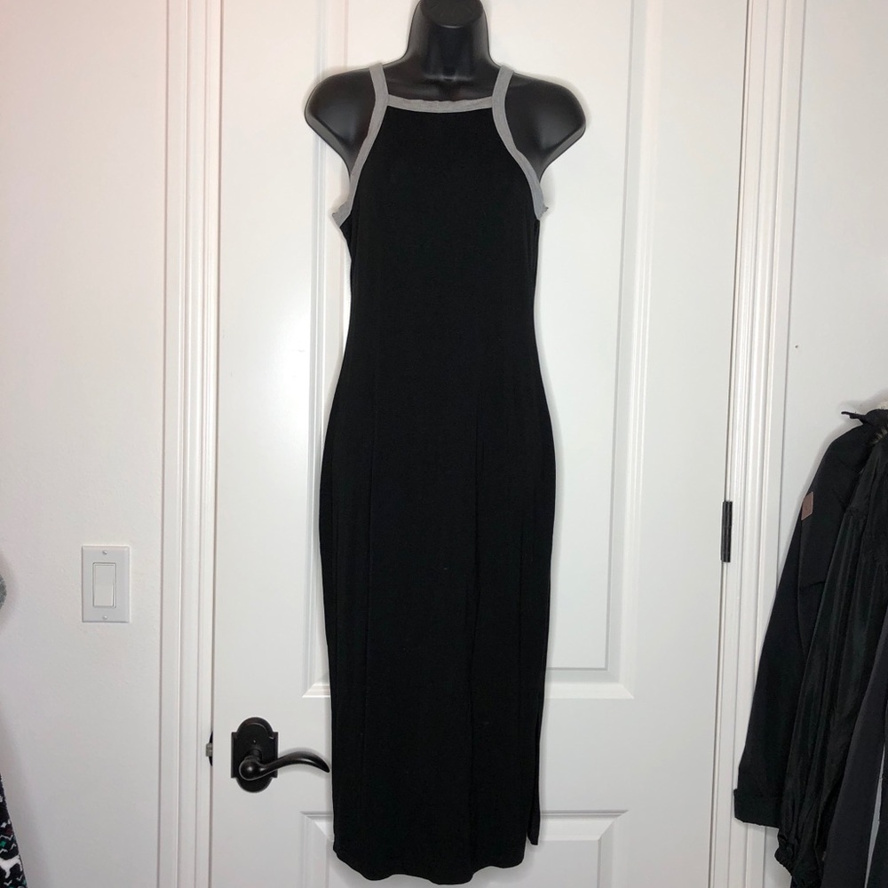 Garage Black Midi Dress